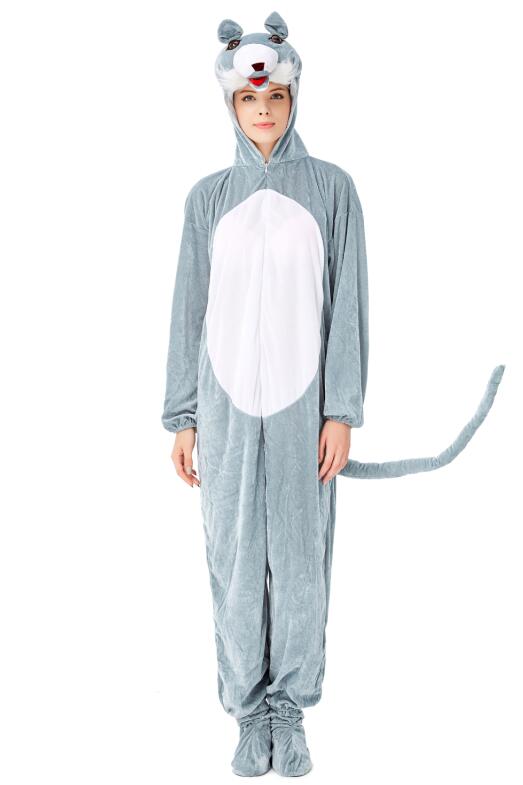 F1934 Unisex Funny Animal Circus Bodysuit Cosplay Pajama Halloween Costume